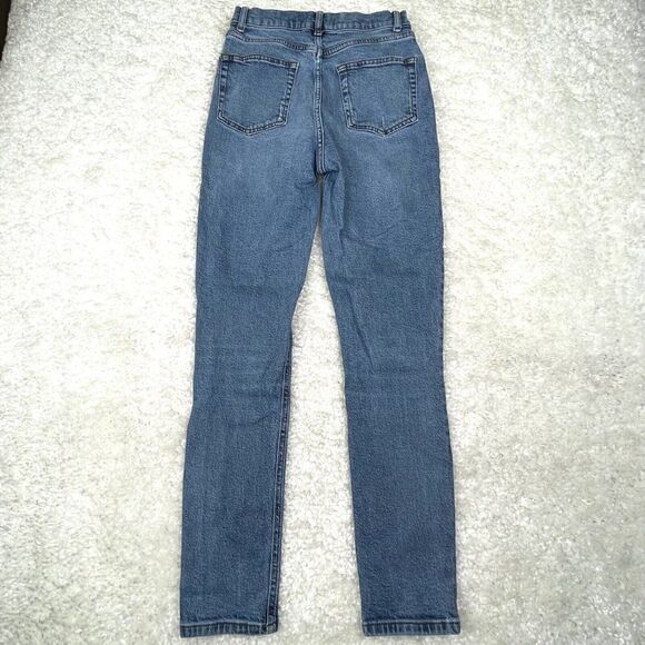 Reformation High Rise Skinny Crop Jean Syracuse Wash - Picture 3 of 13